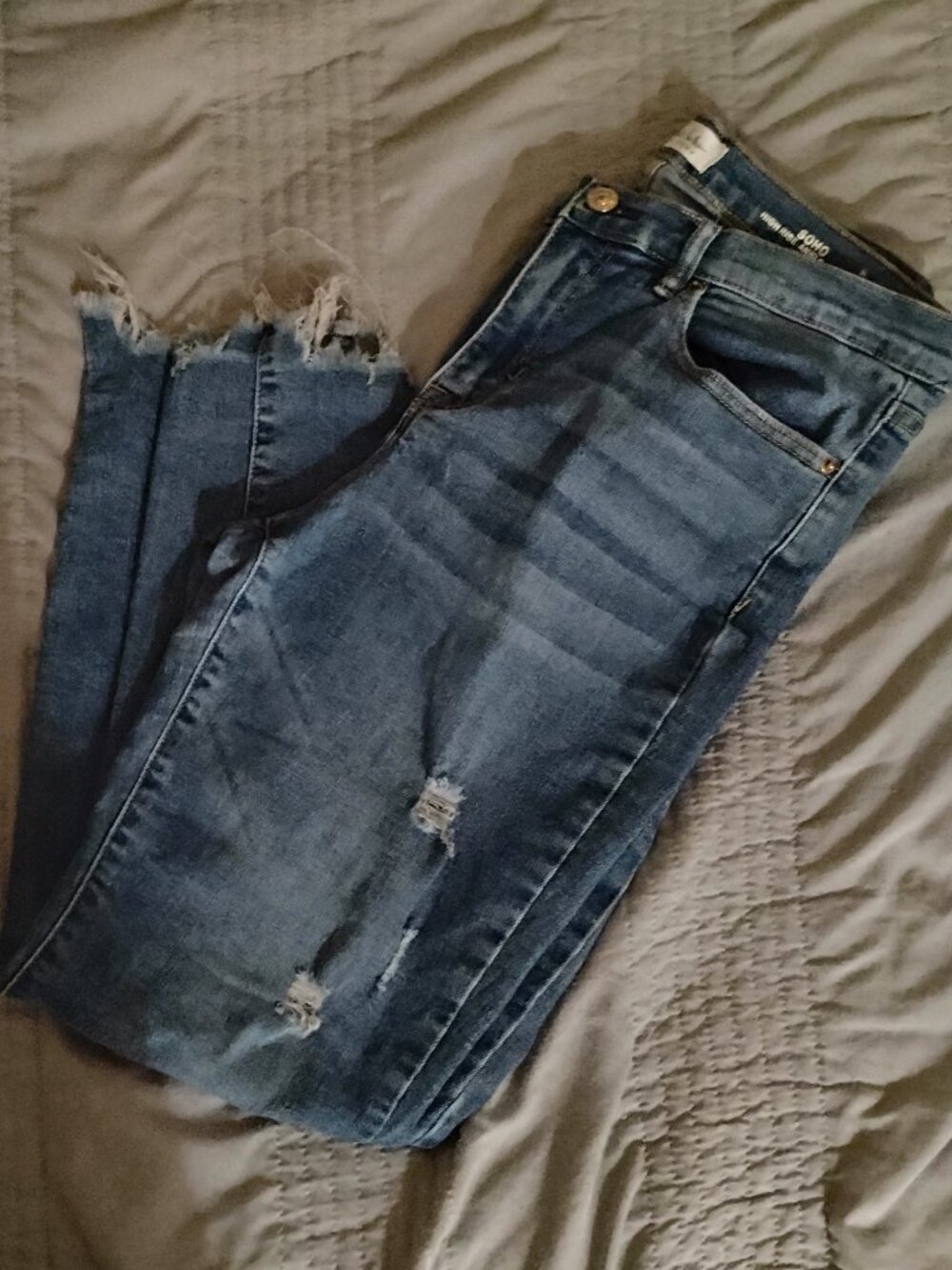 Nicole Miller High rise ankle skinny